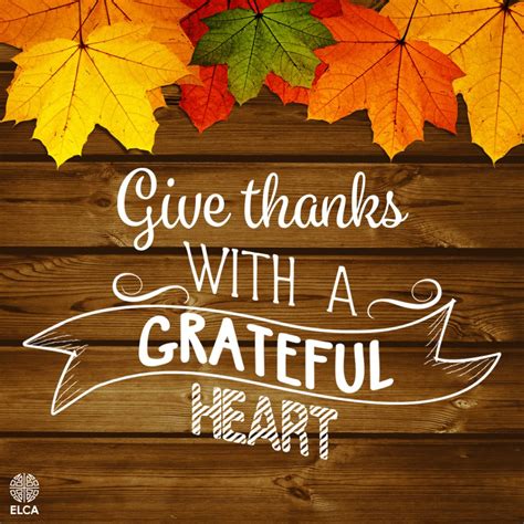 Thanksgiving Grateful Heart