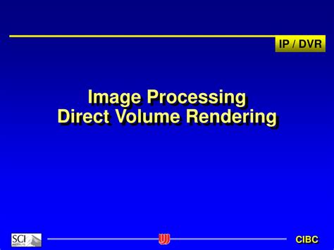Ppt Image Processing Direct Volume Rendering Powerpoint Presentation