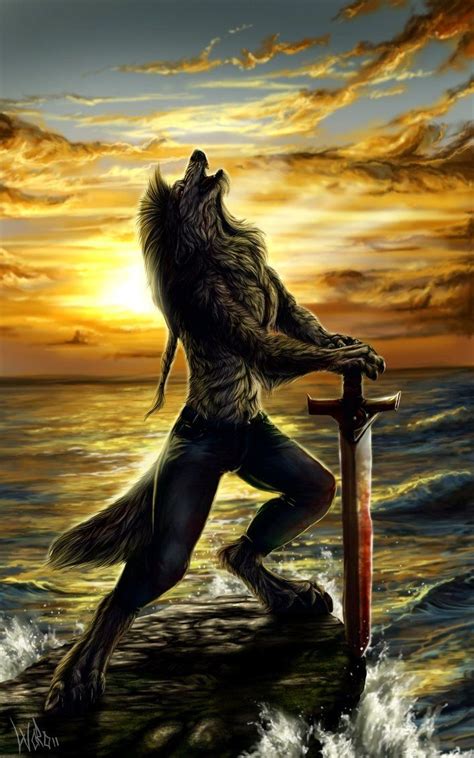 Spirit Of War By Wolfroad On Deviantart Werewolf Art Fantasy Wolf