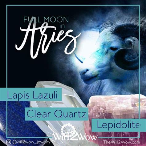 Crystal Recommended For Full Moon In Aries Full Moon In Aries Aries
