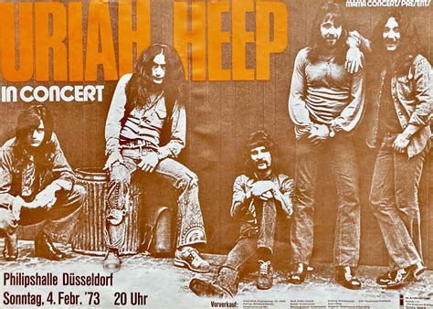 Uriah Heep Konzertplakat 421973 Düsseldorf Philipshalle ⋆ Popdom