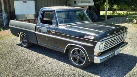 1967 Ford F100 Swb Truck Original Paint Crown Vic Custom Lowered For
