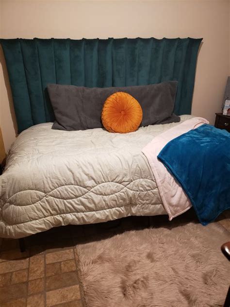 Dormify Twintwin Xl Velvet Channeled Hanging Headboard Pillow Dorm