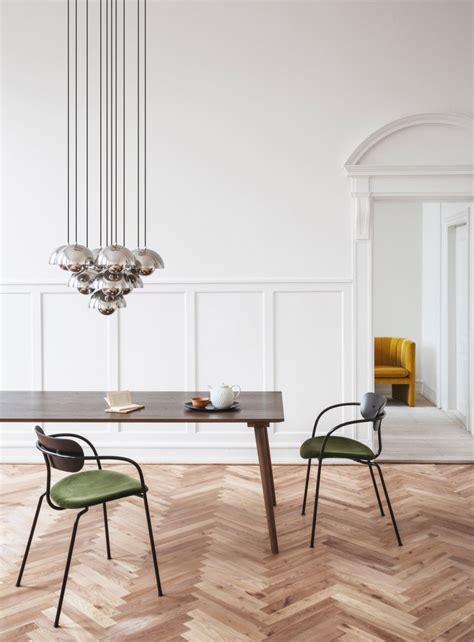 The pavilion chair has an airy feeling, with slim arms and legs that give it a light appearance, explains voll. &Tradition - Pavilion Chair - upholstered | Nordic Urban ...