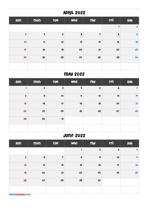 Free October November December 2022 Calendar Q1 Q2 Q3 Q4