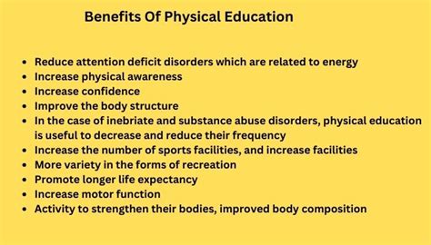 What Are The 32 Benefits Of Physical Education In School Advantageslist