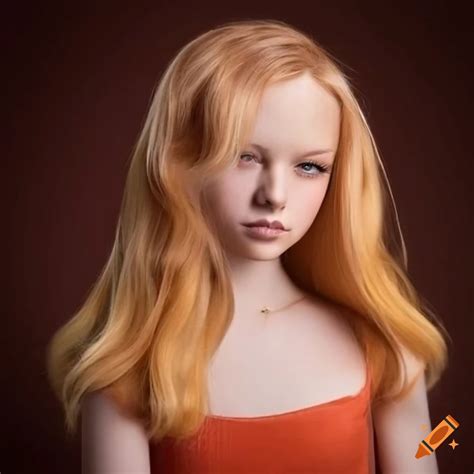 Fashionable Character With Strawberry Blonde Hair On Craiyon