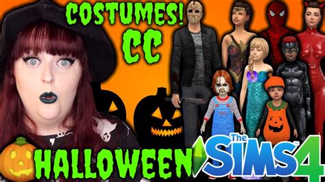 🎃50 Halloween Costumes For The Sims 4 🎃 Cc Showcase Toddlers Kids