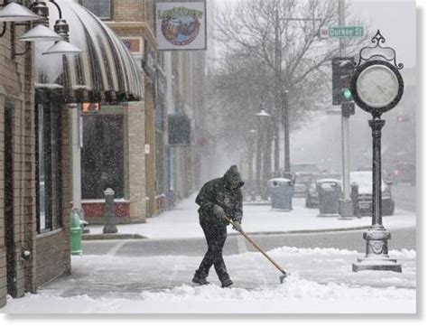 Multiple Cities In Wisconsin Set Snowfall Records In Spring Storm