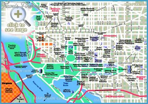 Washington Map Tourist Attractions Travelsfinderscom