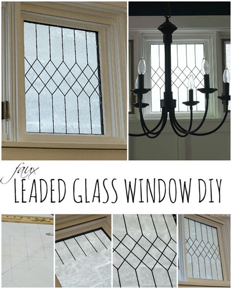 Faux Leaded Glass Window It All Started With Paint