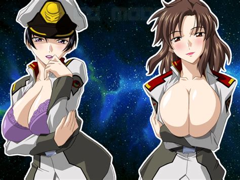 Takapiko Murrue Ramius Natarle Badgiruel Gundam Gundam Seed Soul Foundation 00s 2girls