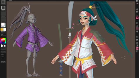 Stylized Character Presentation In Toolbag Marmoset