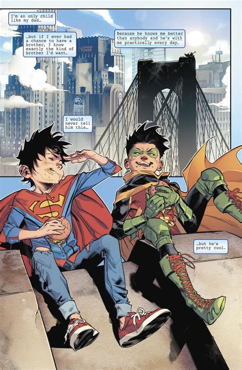 Comic Excerpt Damian And Jon The Super Sons Robin Th Anniversary