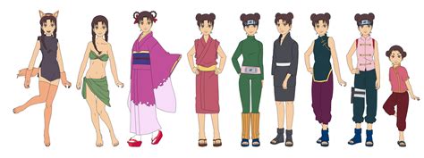 Tenten Outfit Color Naruto By Sunakisabakuno On Deviantart