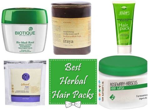 Best Herbal Hair Packs