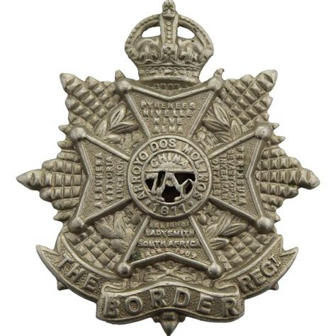 Ww2 The Border Regiment Cap Badge