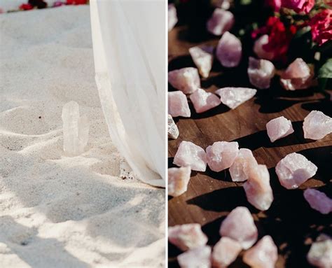 6 Thoughtful Ways To Use Crystals In Your Wedding The Chalkboard Pre