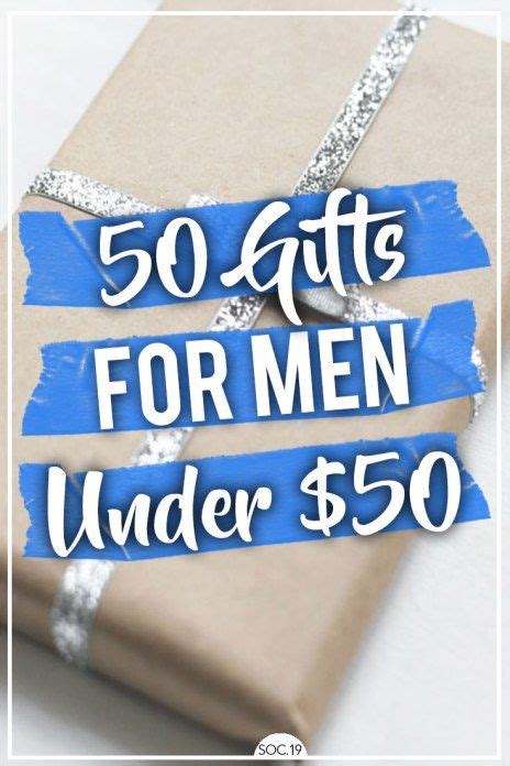 Check out these gift ideas you can buy (and make!) for those individuals on your list who appreciate the satisfaction of a diy job done well. 50 Gifts For Men Under $50 - Society19 | 50th birthday ...