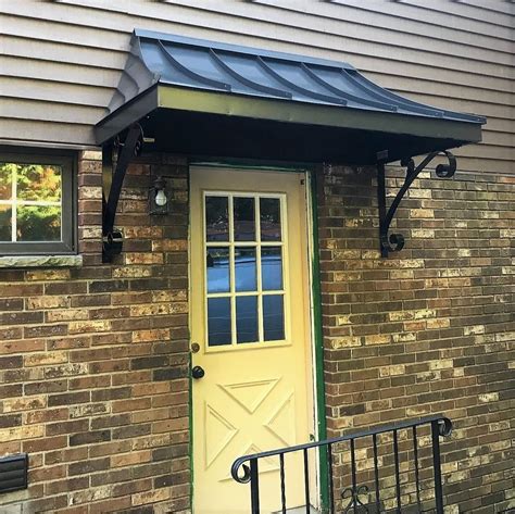 Awningdesign Posted To Instagram The Bronze Metal Juliet Door Awning