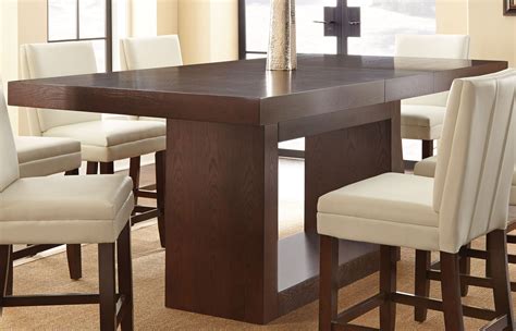 Antonio Extendable Rectangular Counter Height Dining Table From Steve