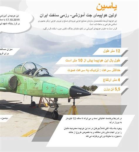 مشخصات هواپیمای جدید رزمی آموزشی ایران 18102019 اسپوتنیک ایران