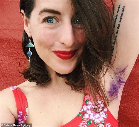 Woman Reveals She Grows And Dyes Her Armpit Hair To Promote Body
