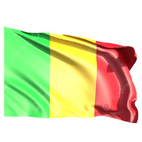 Bandeira De Mali Acenando Png Bandeira Do Mali Acenando Transparente