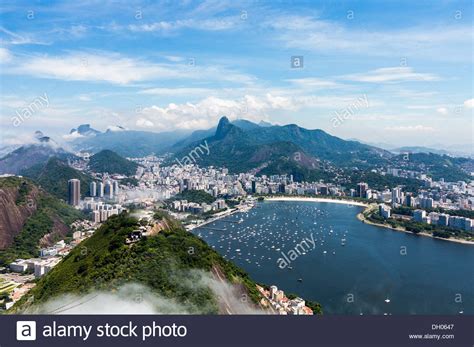 Aerial View Of City And Harbor Of Rio De Janeiro In Brazil