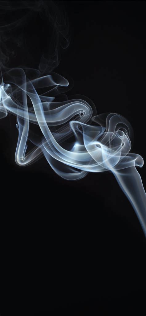 Smoke On A Black Background Iphone Wallpapers Free Download