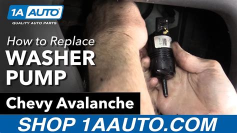 How To Replace Washer Pump Chevy Avalanche A Auto