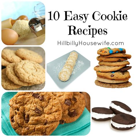 Easy Cookie Recipes - Hillbilly Housewife