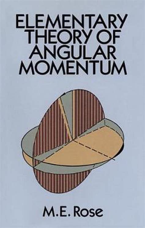Elementary Theory Of Angular Momentum By Me Rose English Paperback