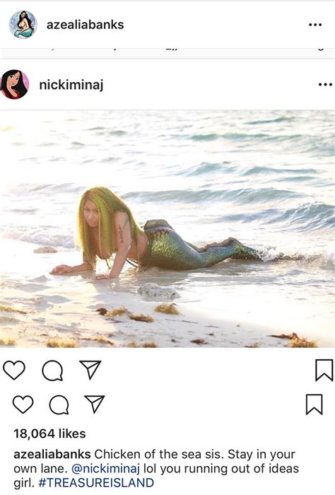 Azealia Banks Disses Nicki Minaj Over Mermaid Visuals