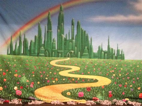 Emerald City Backdrop Rented City Backdrop Backdrops Wizard Of Oz