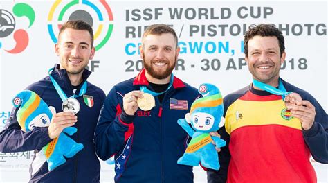 Issf World Cup Vincent Hancock Wins Skeet Gold Medal An Nra Shooting Sports Journal