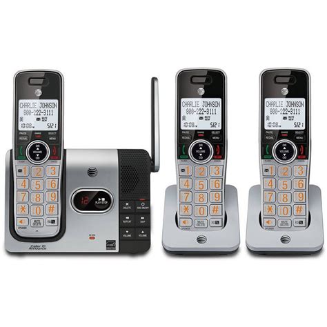 Atandt Cl82314 Dect 60 Expandable Cordless Phone With Answering System