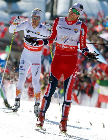 Norways Petter Northug Jr R Reacts Editorial Stock Photo Stock Image