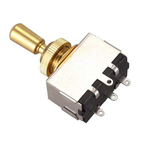 Refurbishhouse Metal Electric Guitar 3 Way Box Toggle Switch For Les