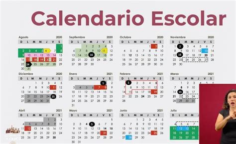 Sep Anuncia El Calendario Escolar Para El Ciclo 2020 2021