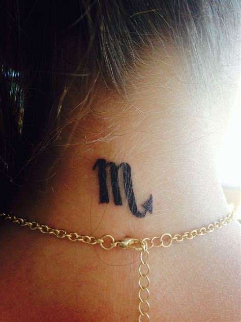 Small tattoos with symbols and meanings. Zodiac sign scorpio small tattoo | Tattoos | Pinterest