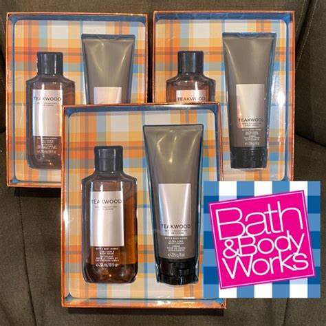 Bath And Body Works Men T Set Collection Teakwood Shopee Malaysia