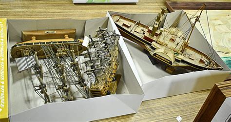 Assorted Lot Of Vintage Model Ships Kastner Auctions