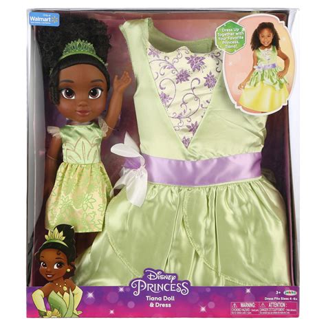 Disney Princess My Friend Tiana Doll With Child Size Dress T Set