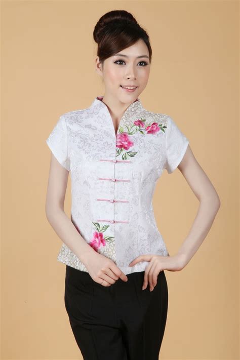 shanghai story new arrival chinese style top blouses traditional chinese womens cotton cheongsam