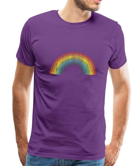 Rainbow Vintage Premium T Shirt 7043 Seknovelty