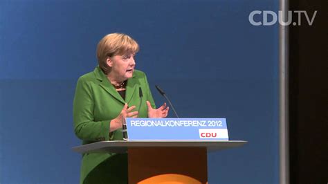Rede Von Angela Merkel Auf Der Regionalkonferenz In Düsseldorf Youtube