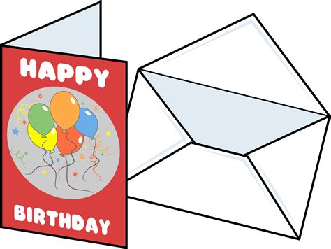 Sample Happy Birthday Card Clip Art Library