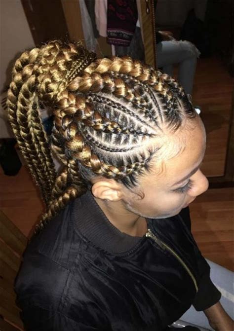 23 Renewed Goddess Braids Ponytail Hairstyles