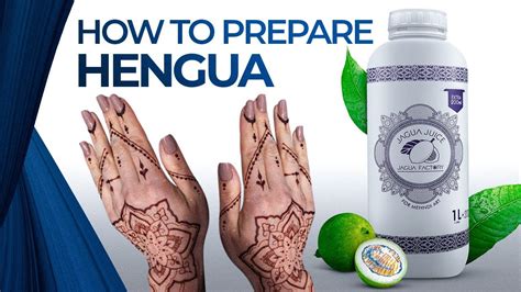 How To Make Hengua Using Henna And Jagua Juice Ft Asma Jagua Factory